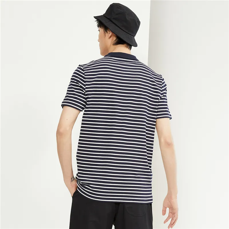 UNIQLO Polo Shirt Men's Blue White-5