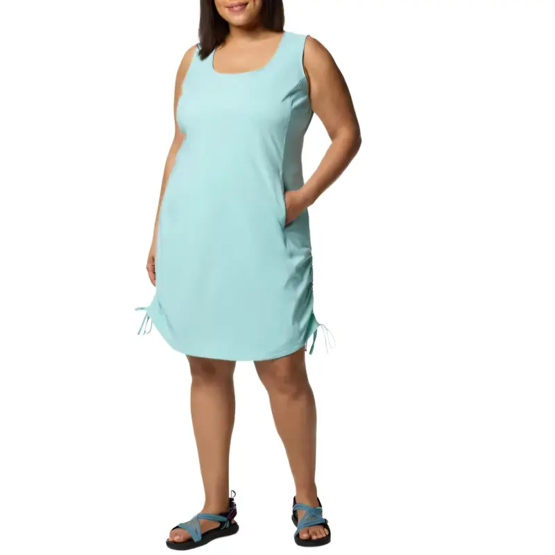 Columbia All Seasons Sleeveless Dress Women's Tiffany Blue-1