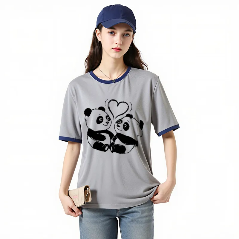 FAIRWHALE Drop Shoulder Sleeve T Shirt Women's-26