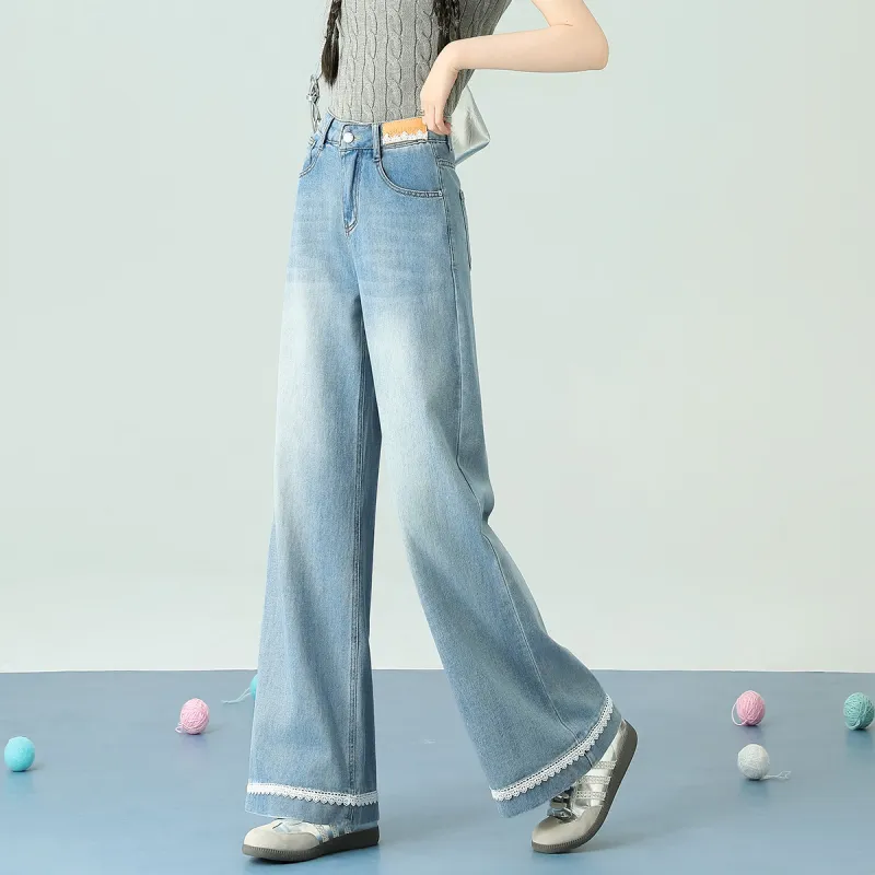 FAWENXIANGZI Spring, Summer, Fall Jeans Women's-5
