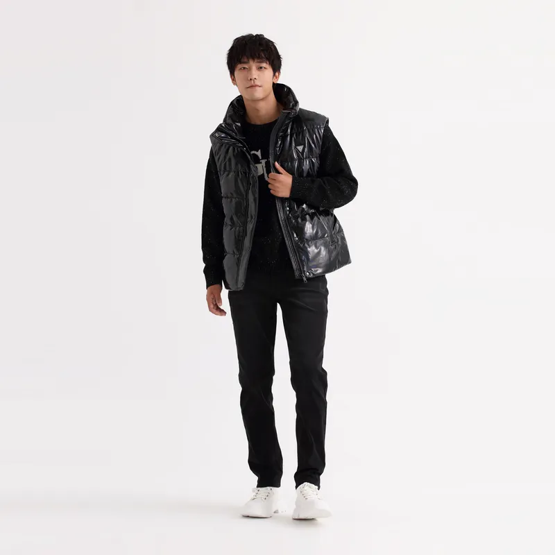 GUESS Vests Unisex BLK Black-6
