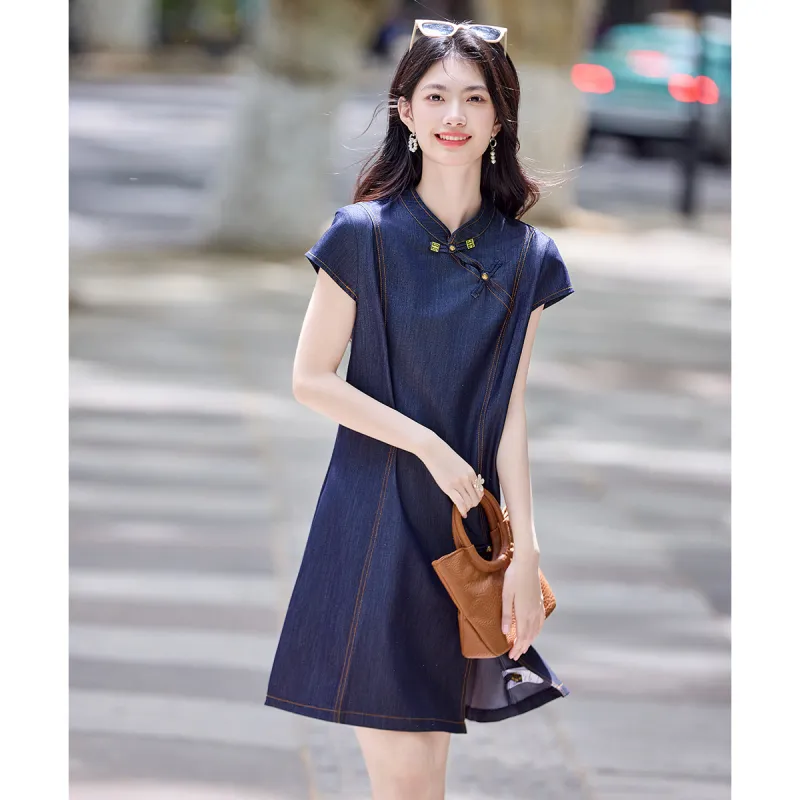 Still Quiet Short Sleeved Dress Women's-4