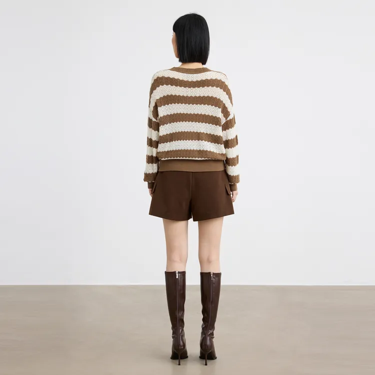 SHUIYUNJIAN Knitwear Women's Coffee Pack-5