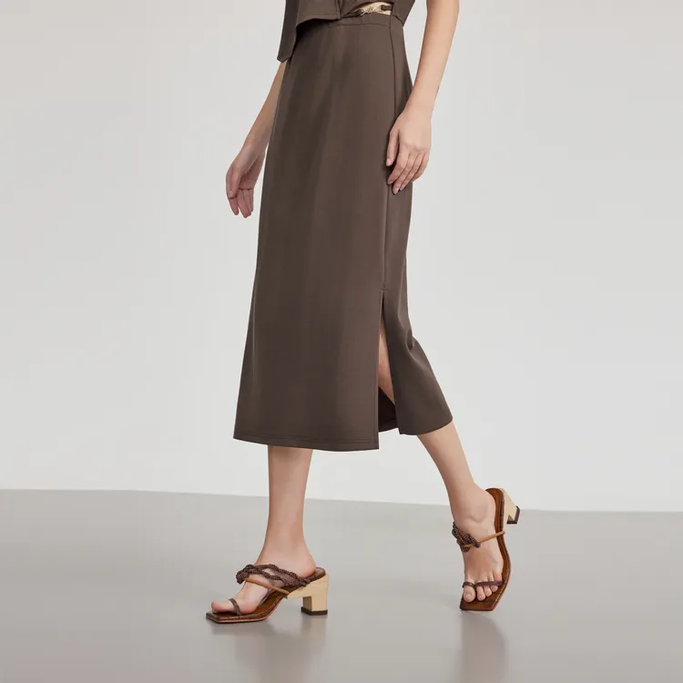 ELLE Short Sleeved Dress Women's-5