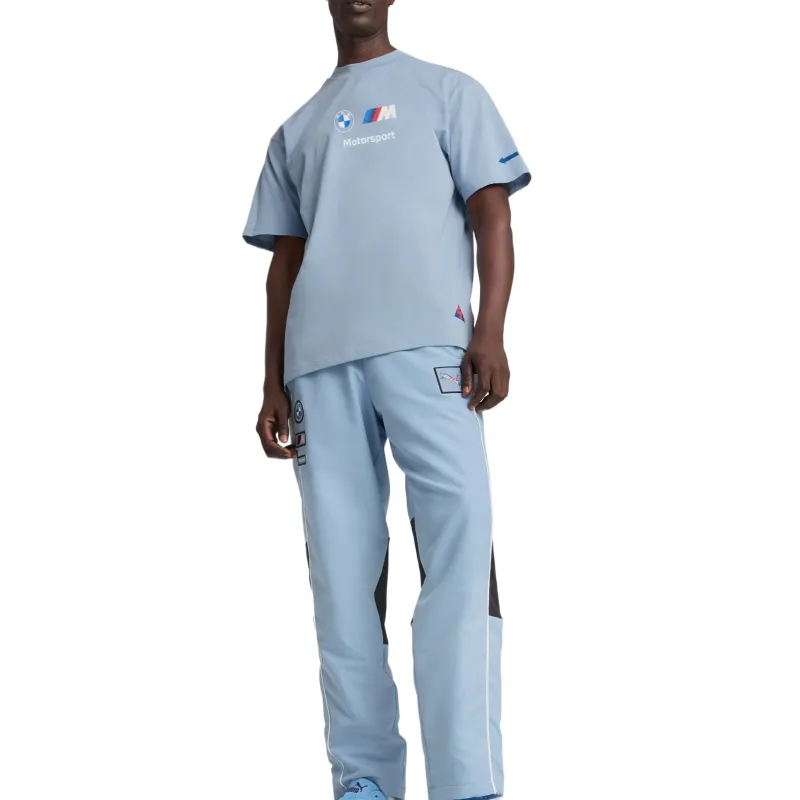 PUMA BMW M Motorsport T Shirt Men's Sky Blue-4