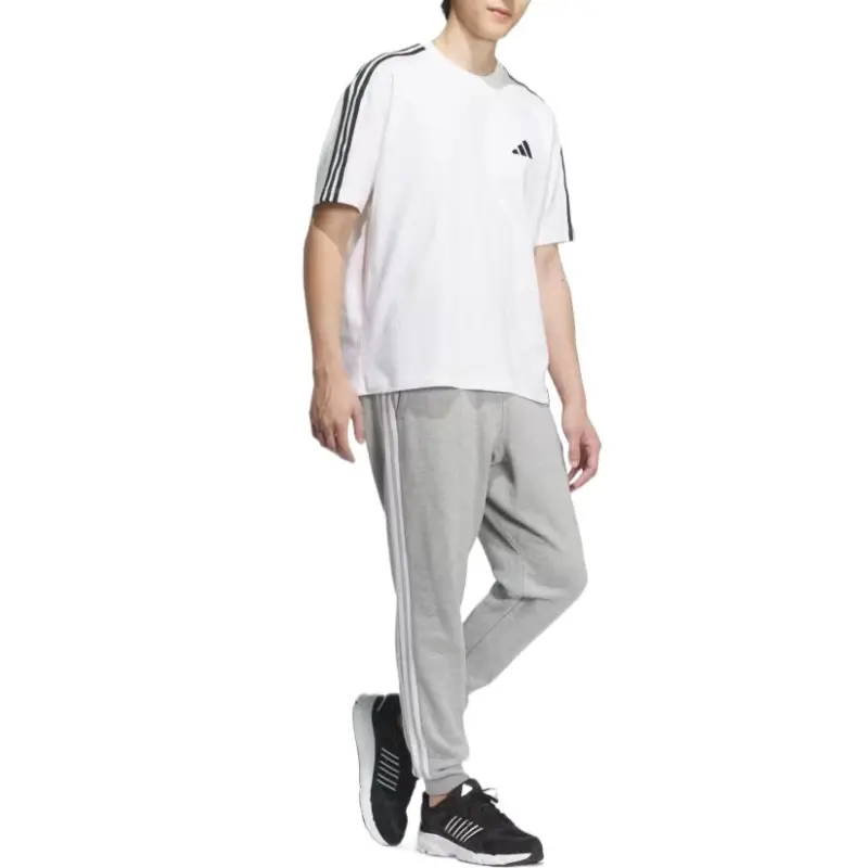 Adidas ESSENTIALS Casual Pants Men's Gray-3