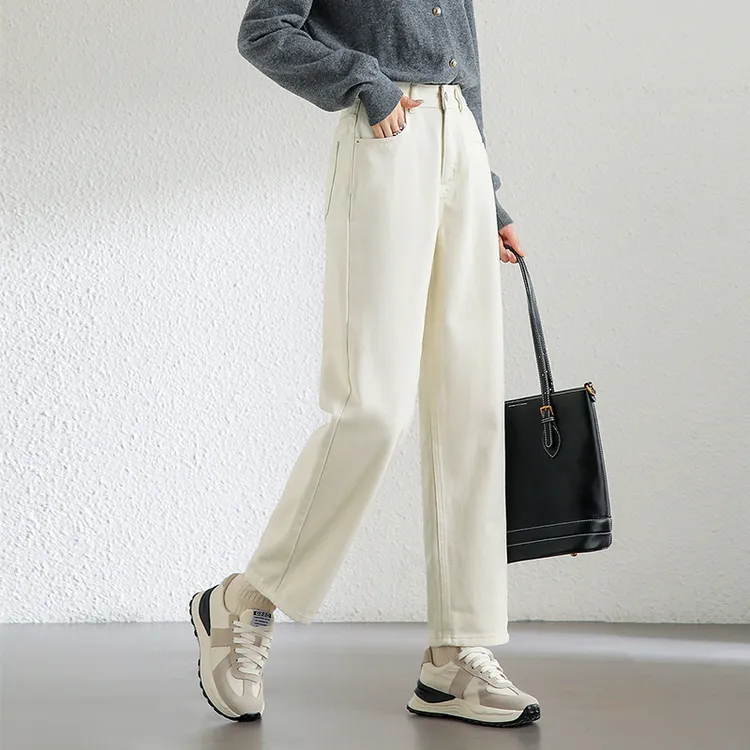 SENTUBILA Jeans Women's Cloud Frost Color-5