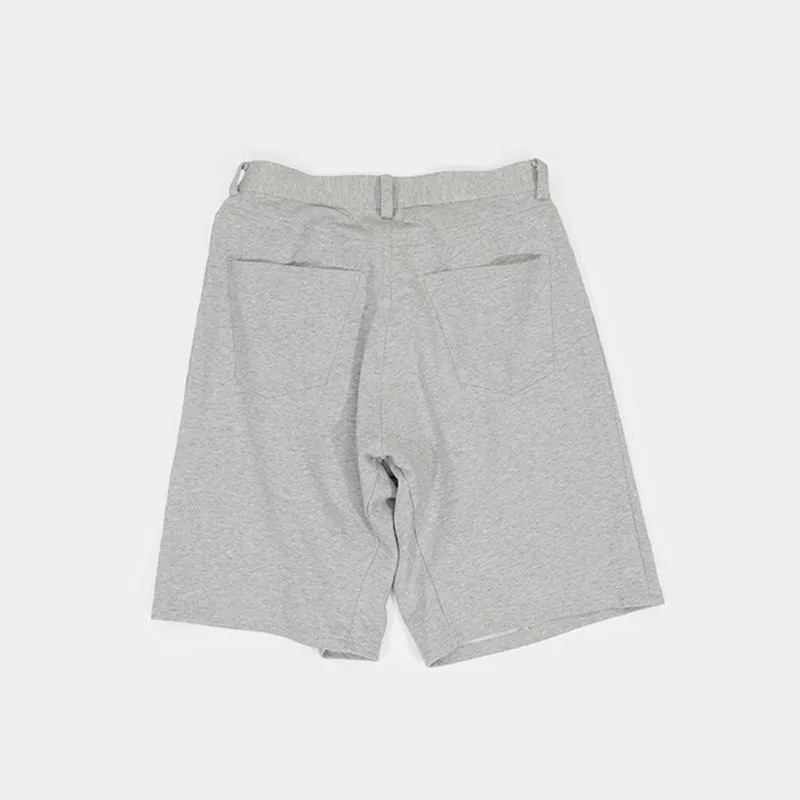 Amicus Animae Casual Shorts Unisex Gray White-4