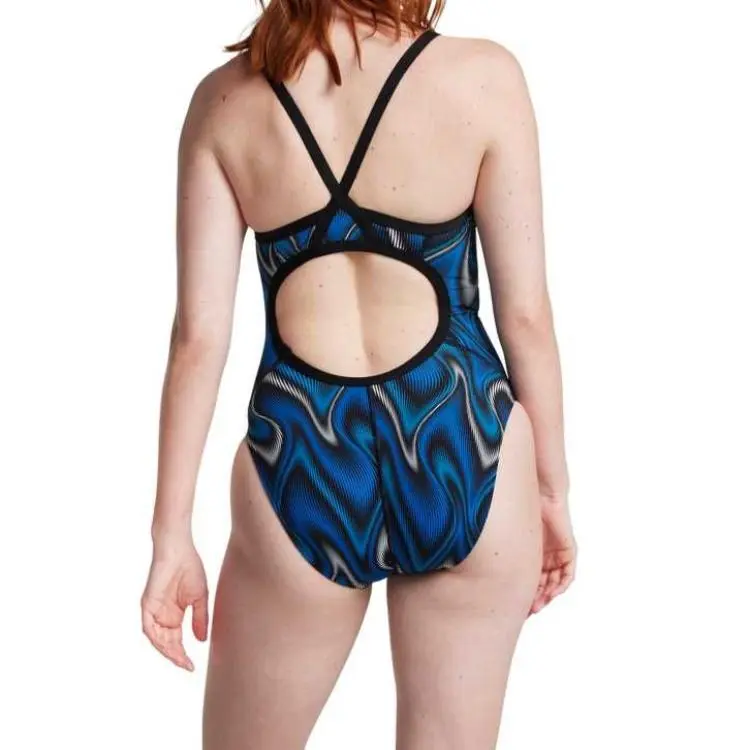 Speedo Purpose Flyback One Piece Blue One piece Swimsuit Women's-1
