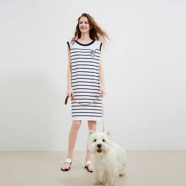 ELLE Fun Series Sleeveless Dress Women's-3