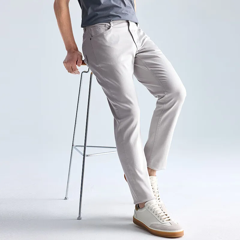 LESS IS MORE Jeans Men Light Gray-4