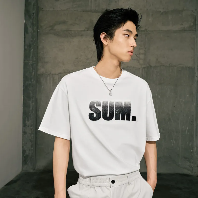 GXG Urban Aesthetics Of The Blockbuster Weaving Series T-Shirts Men-3