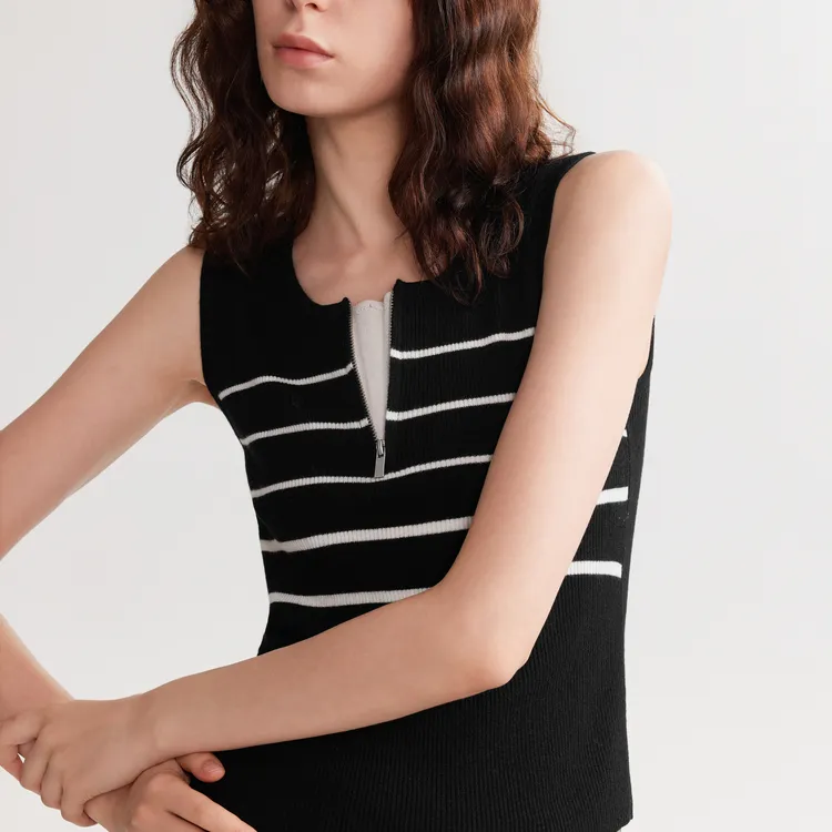 ELLE Tank Tops Women's Black-2