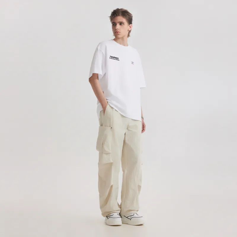 Cabbeen T Shirts Men Bleached-4