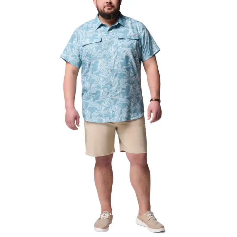 Columbia PFG Uncharted Casual Shorts Men's Khaki-3