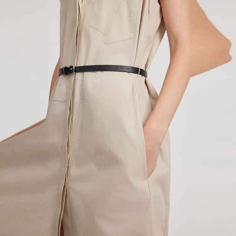 ELLE Sleeveless Dresses Women's Khaki-5