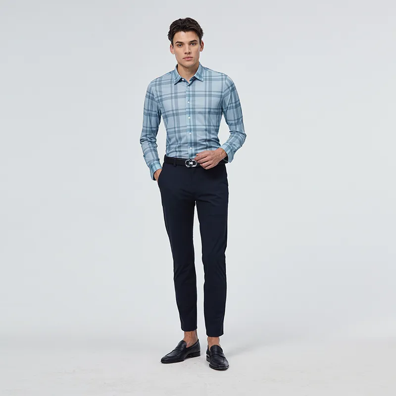 DIDIBOY Shirts Unisex Green Plaid-5