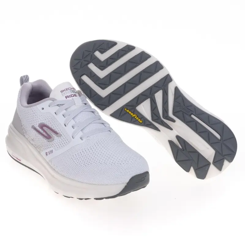 Skechers Go Run Ride 8 Running Shoes Women's Low-Top Gray-4