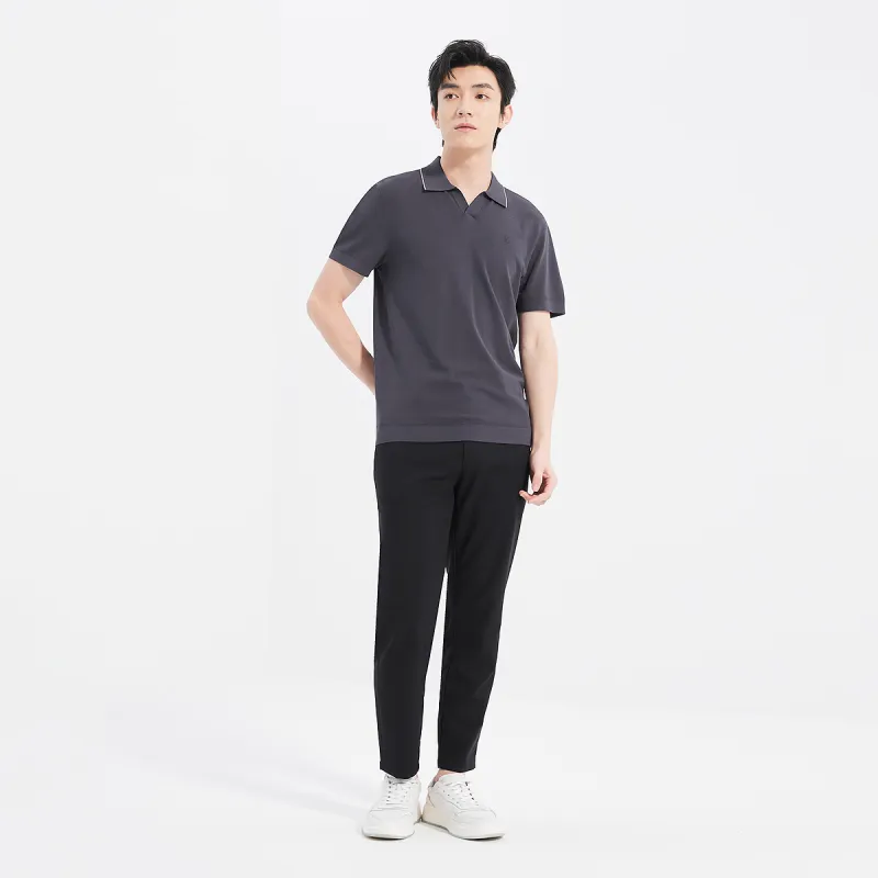 LESS IS MORE Polo Shirts Men Black 25XTX9622S-6