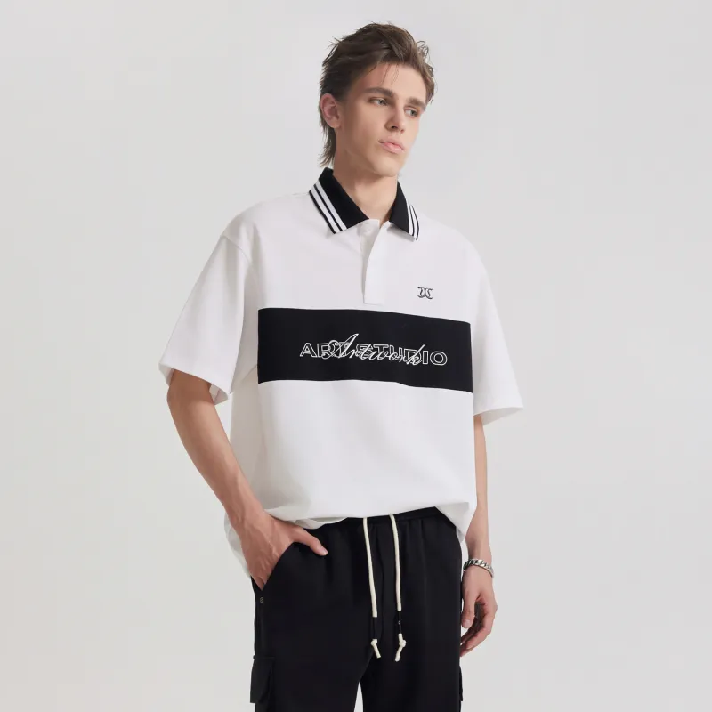 Cabbeen Polo Shirts Men Bleached-2