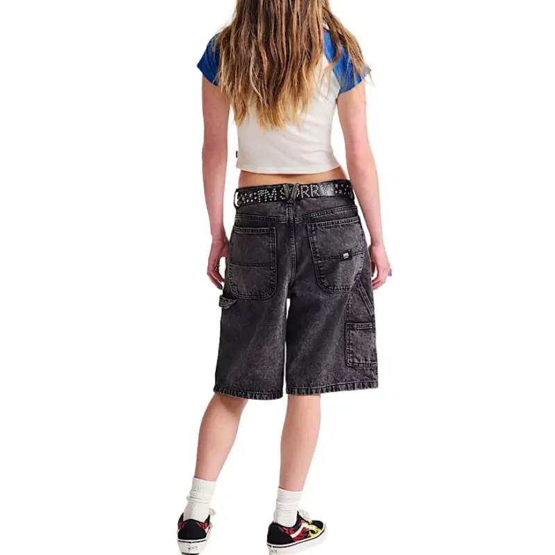 Vans DRILL CHORE Denim Shorts Unisex Black-4