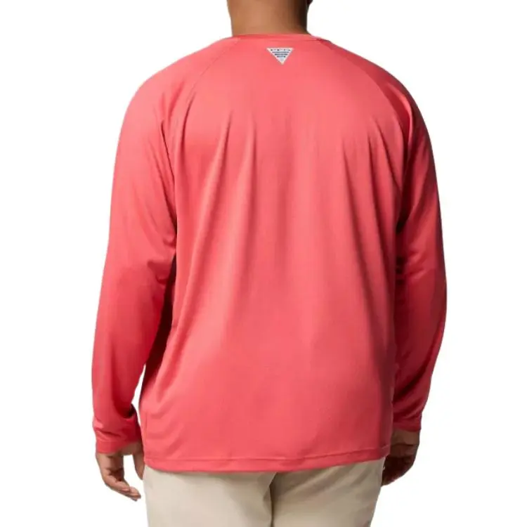 Columbia PFG Solar Stream T-Shirt Men's Sunset Red-1