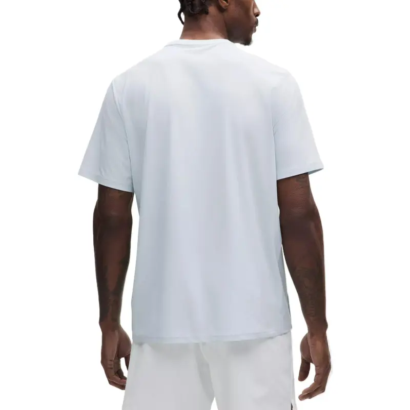 Lululemon UV Protective Striped Mesh Tennis T Shirt Men's-1