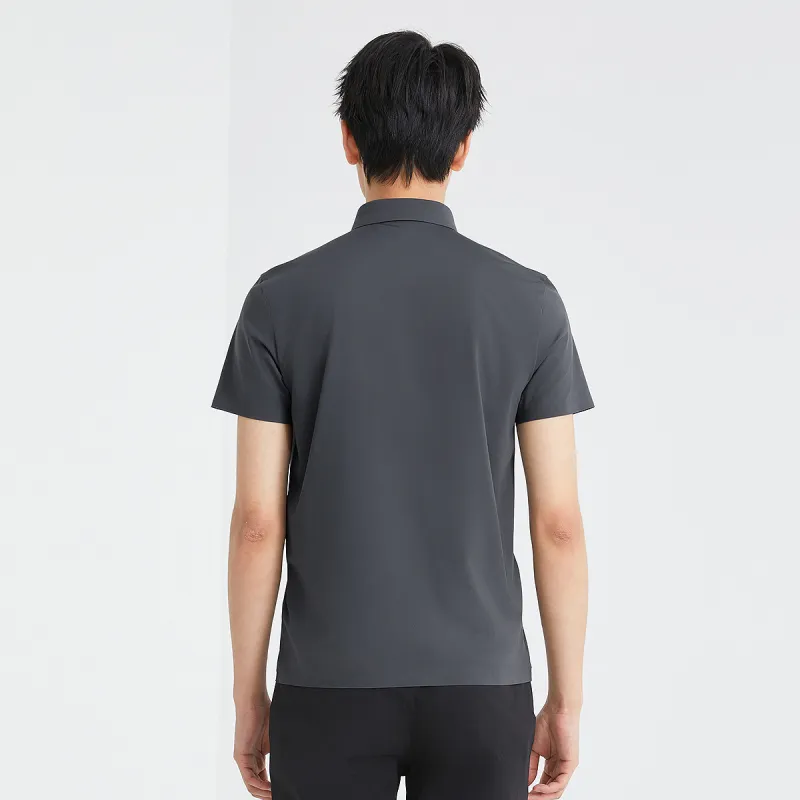 LESS IS MORE Polo Shirt Men's Smoke Gray 24XTX9392S-4