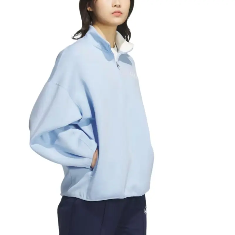 Adidas Sportswear Burberry Sweatshirt Women's Sky Blue-3