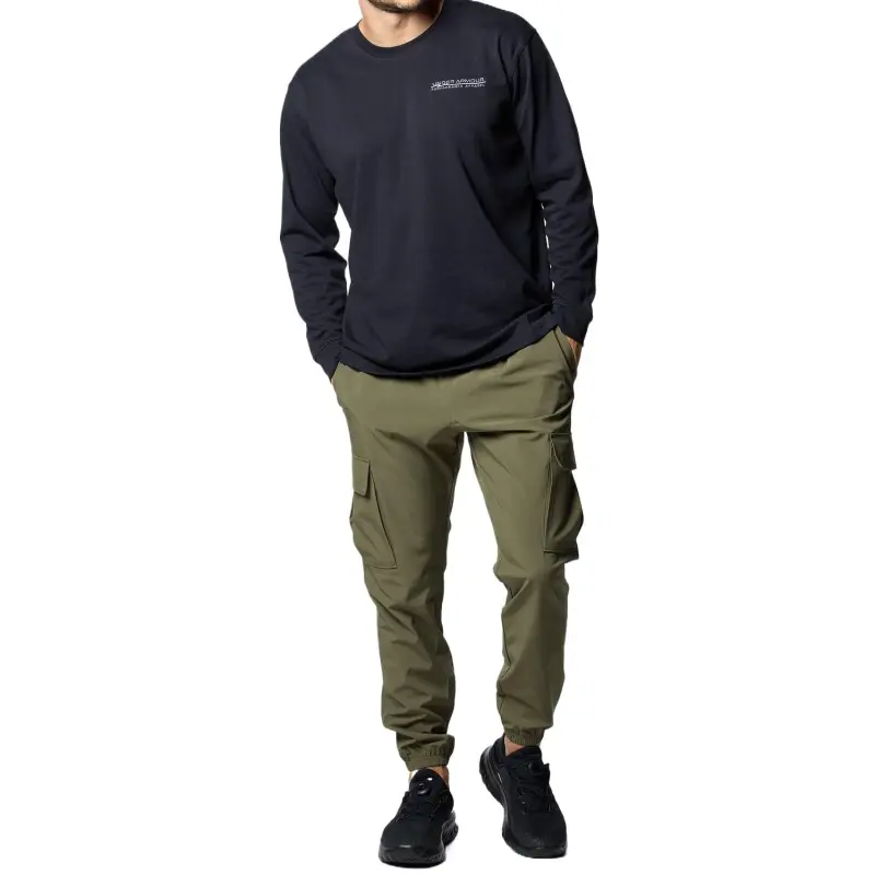 Under Armour T Shirt Men's Black Gray 001-2