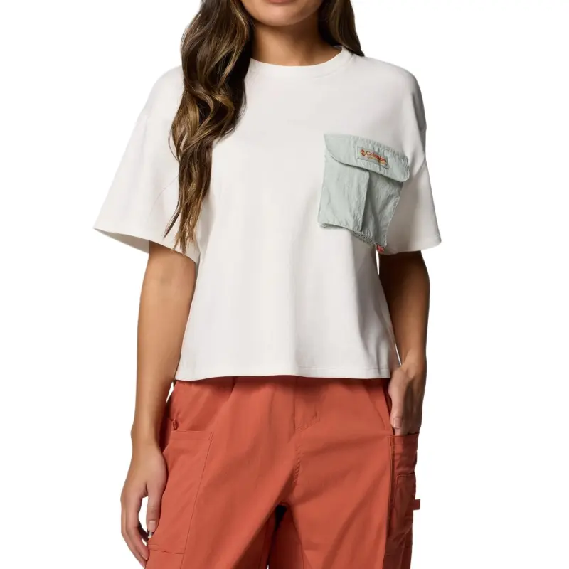 Columbia Regular T Shirt Women's Sea Salt Color 125-2
