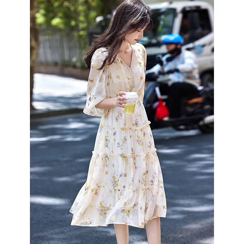 A Paradise For Awakening Long Sleeved Dress Women's-2