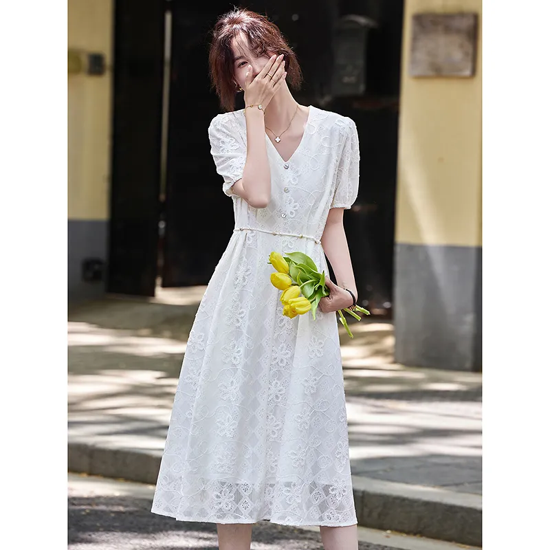 A Paradise For Awakening Short Sleeved Dress Women's-3
