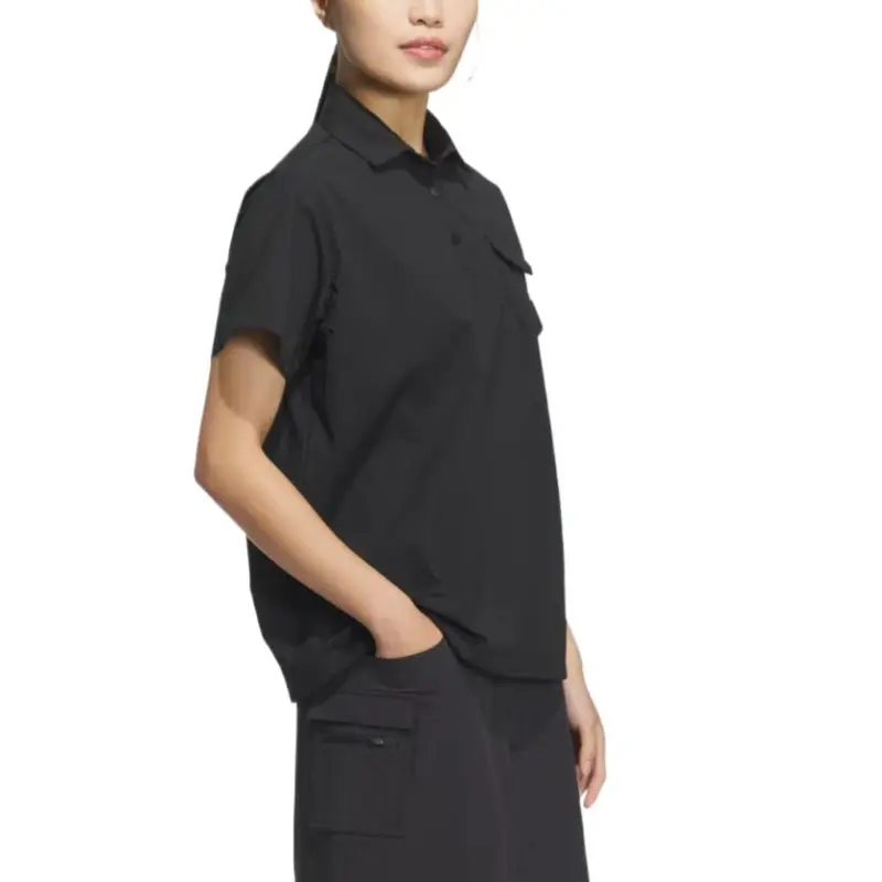 Adidas Golf Polo Shirt Women's Black-3