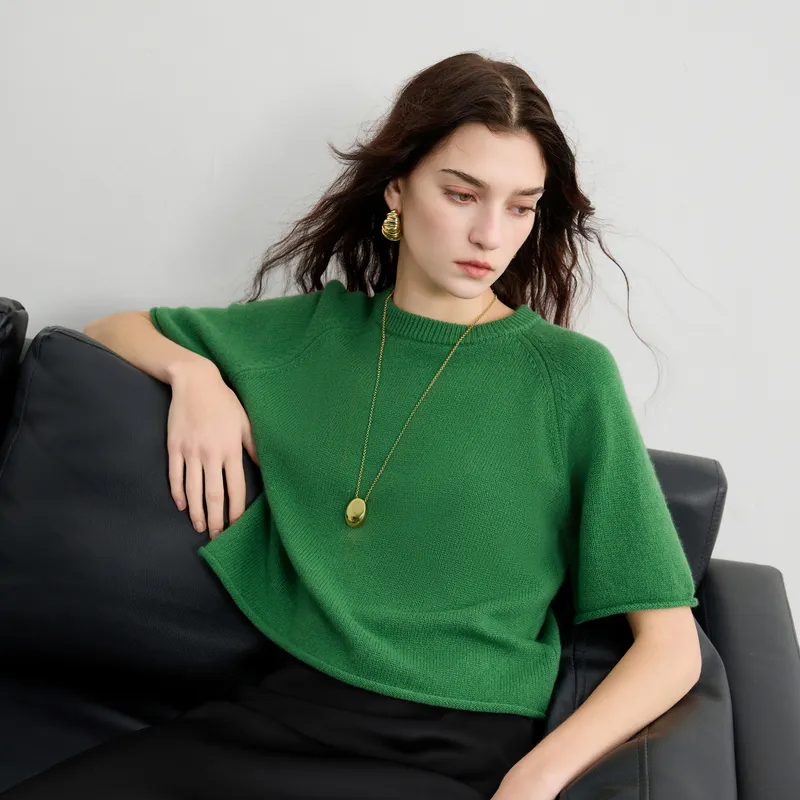 3COLOUR Knitwear Women's Avocado Green-2
