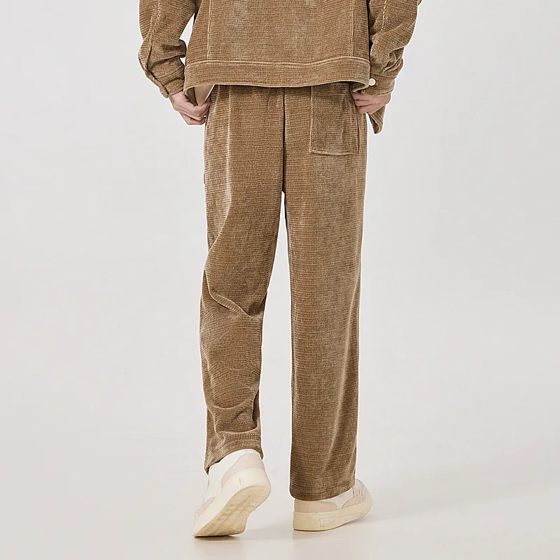 Cabbeen Knitted Sports Pants Men's-3
