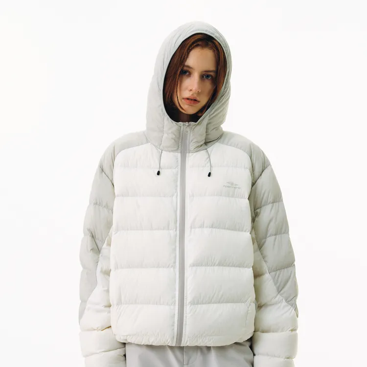 FPA Down Jacket Unisex White Gray-4