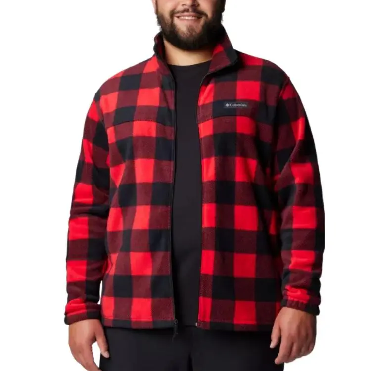 Columbia Steens Mountain Jackets Coats Men's Mountain Red Plaid Print-1
