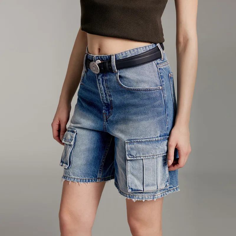 Miss Sixty Denim Shorts Women's Medium Blue-3