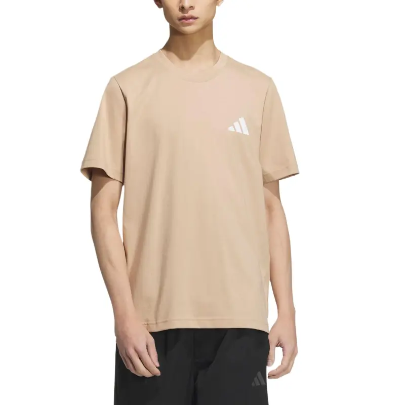 Adidas GRAPHIC SHORT SLEEVE T Shirt Unisex Warm Sand-1