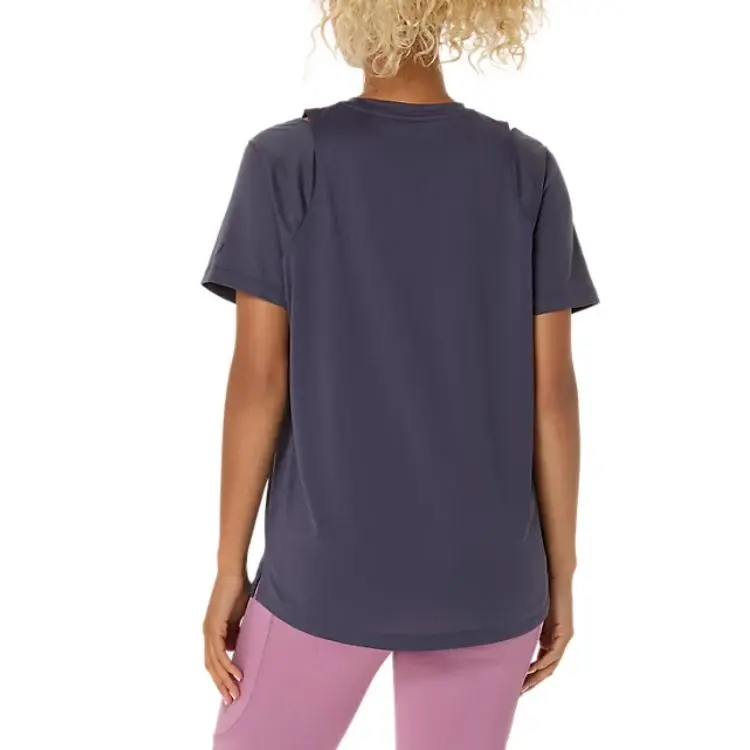 Asics T Shirt Women's Gray Blue-1
