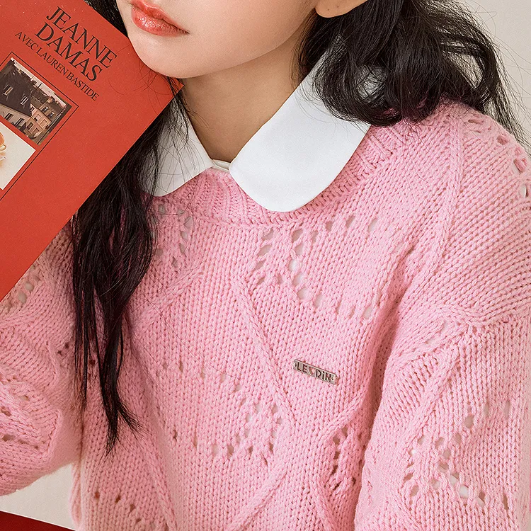 LEDIN Knitwear Women's Pink In Stock-2