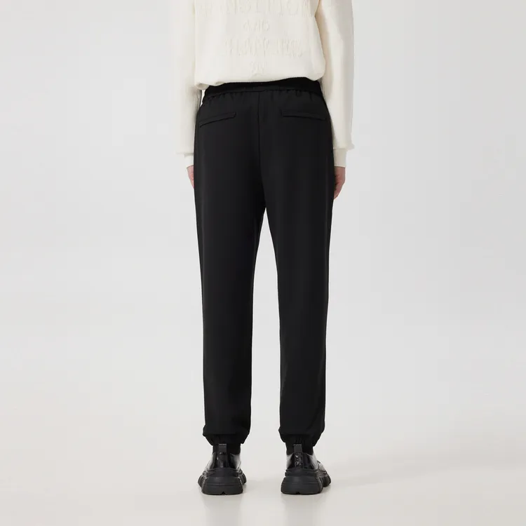 Cabbeen Casual Pants Men Coal Black 01-3