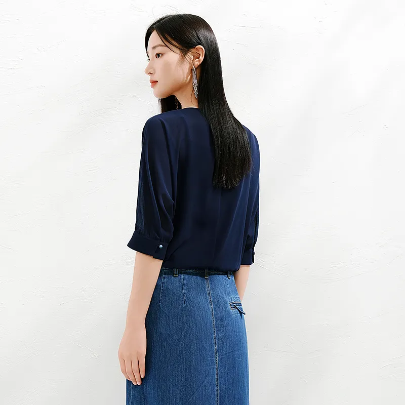 JZ. ANNAKRO Chiffon Shirt Women's-9