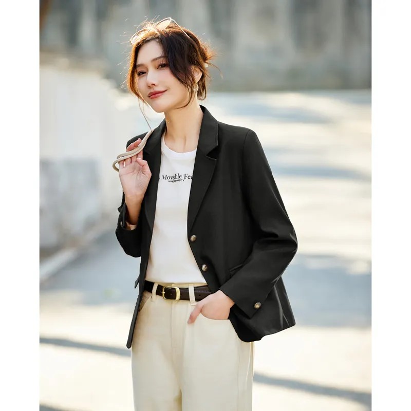 TERRE BLEUE Spring Fall Business Suit Loose Fit Women's-4