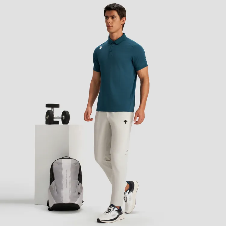 DESCENTE TRAINING Polo Shirts Men-14