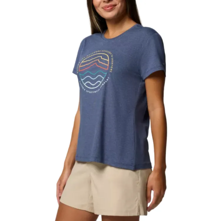 Columbia Sloan Ridge Drop Shoulder Sleeve T Shirt Women's-2
