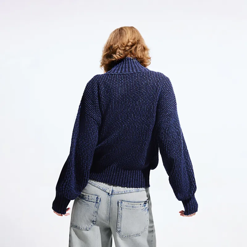 ONLY Knitwear Women's Off-White Denim Blue-3
