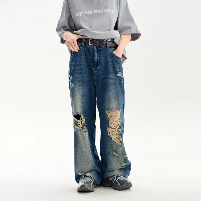 TGNS Jeans Unisex Blue-6