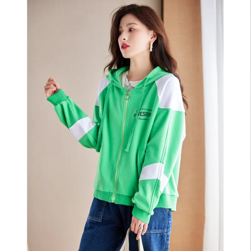 Like The Age Of Water Velvet feel Coat Women's Green-0